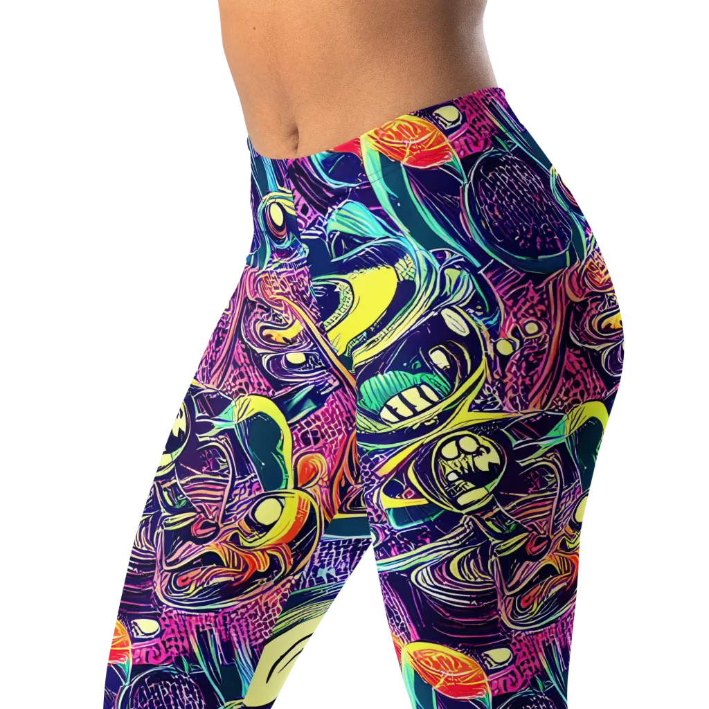 Electric Relics on Leggings — Left Front