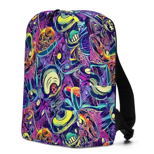 Electric Relics on a Minimalist Backpack
