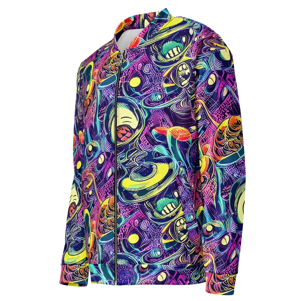 Electric Relics on Bomber Jacket — Left Front