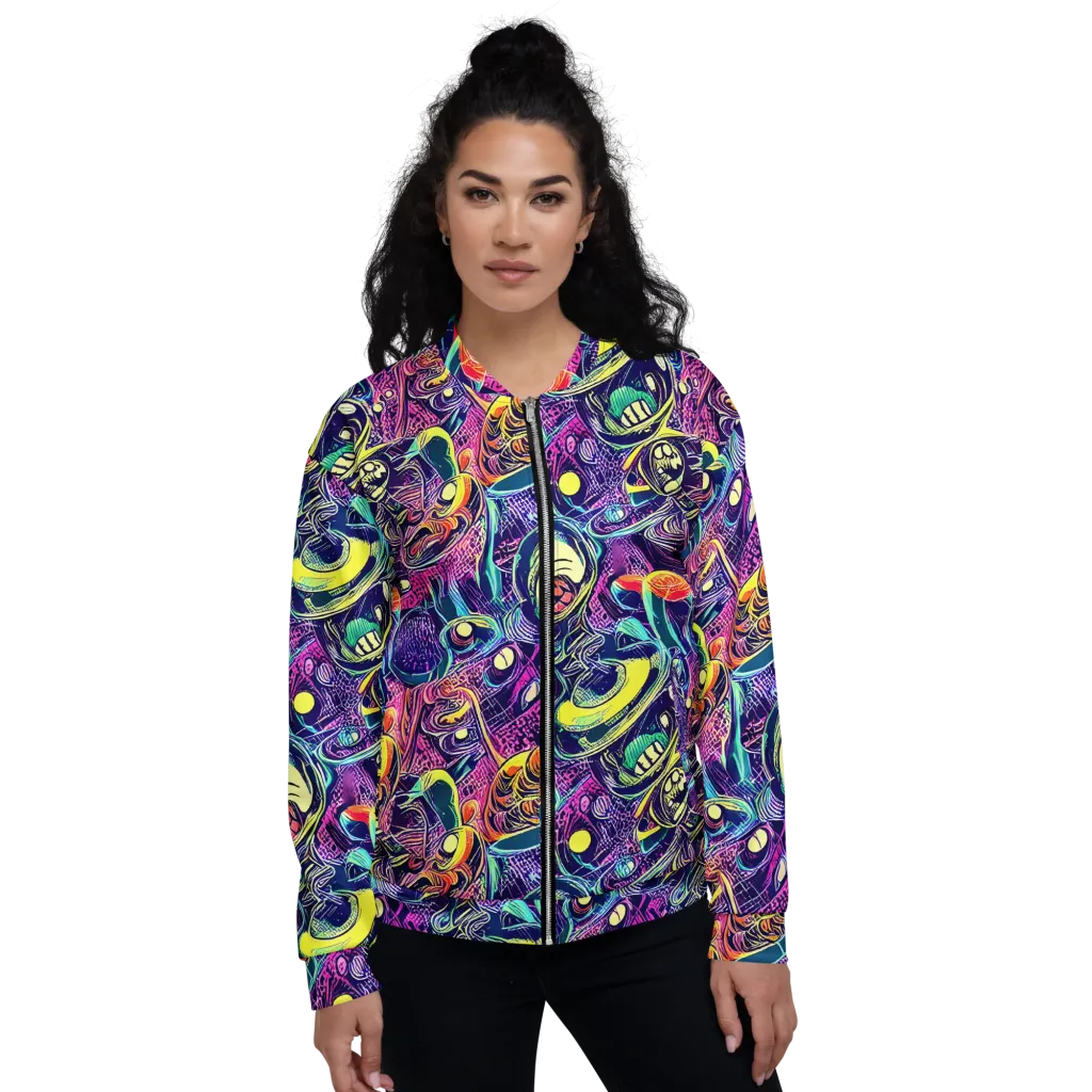 Electric Relics on Bomber Jacket — Front
