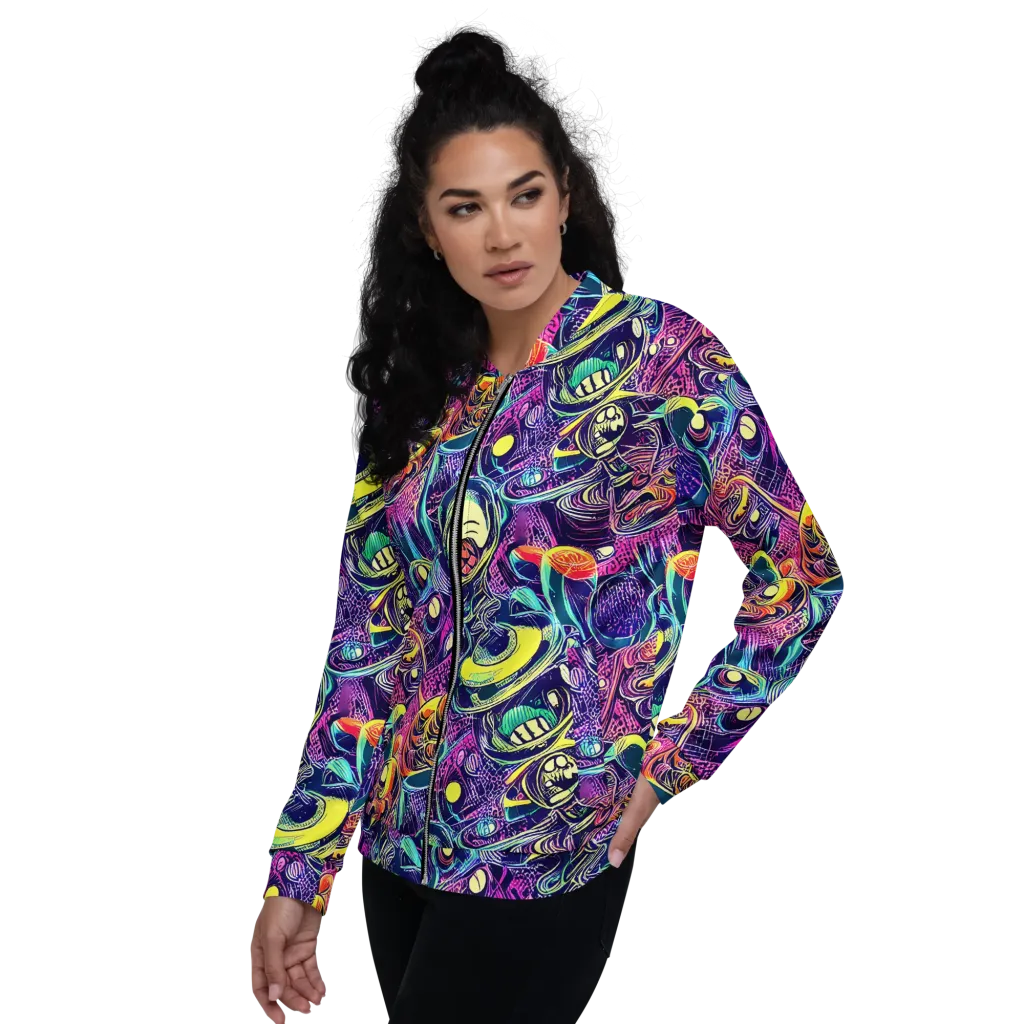 Electric Relics on Bomber Jacket — Left