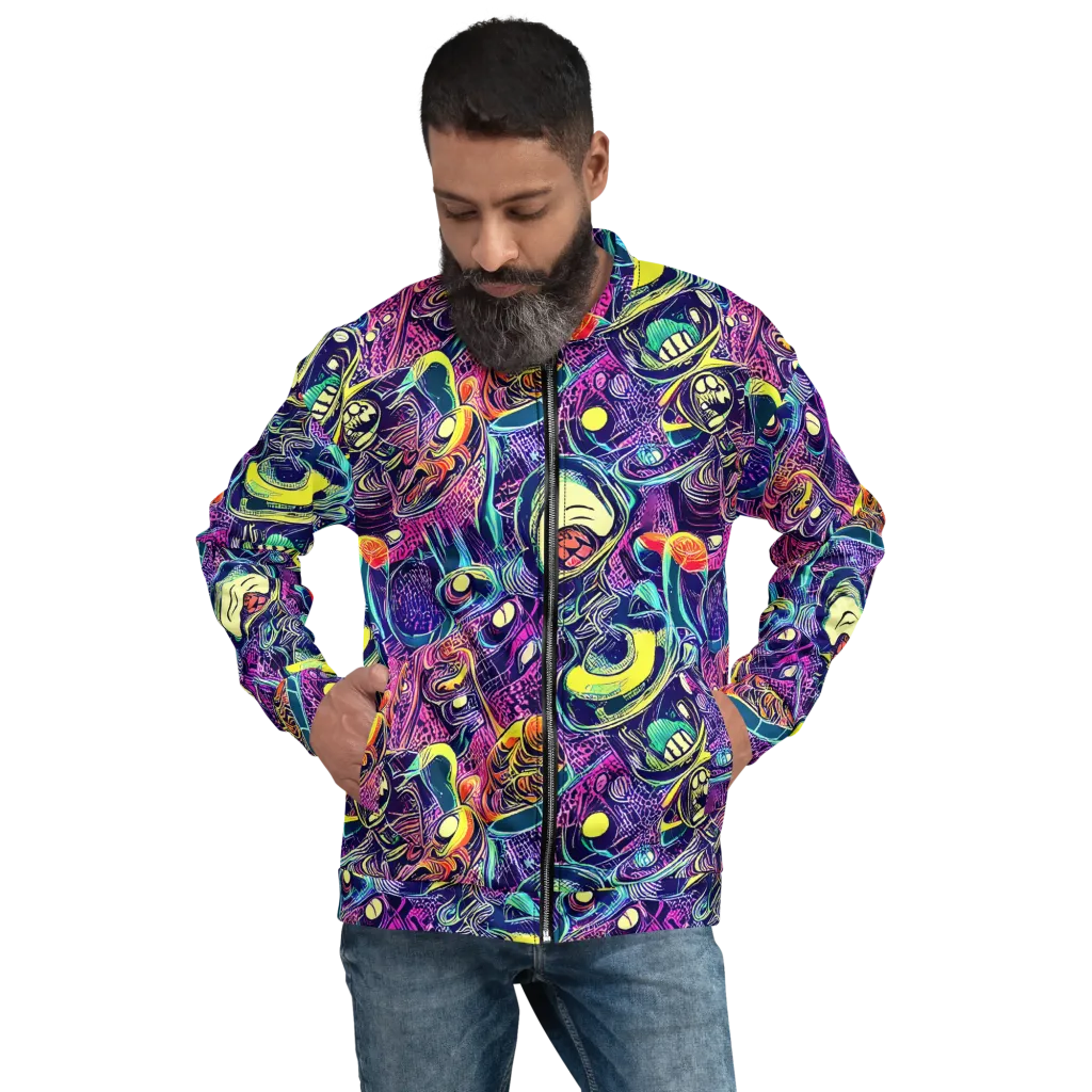 Electric Relics on Bomber Jacket — Front