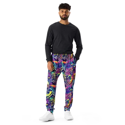 Electric Relics on a Men's Joggers