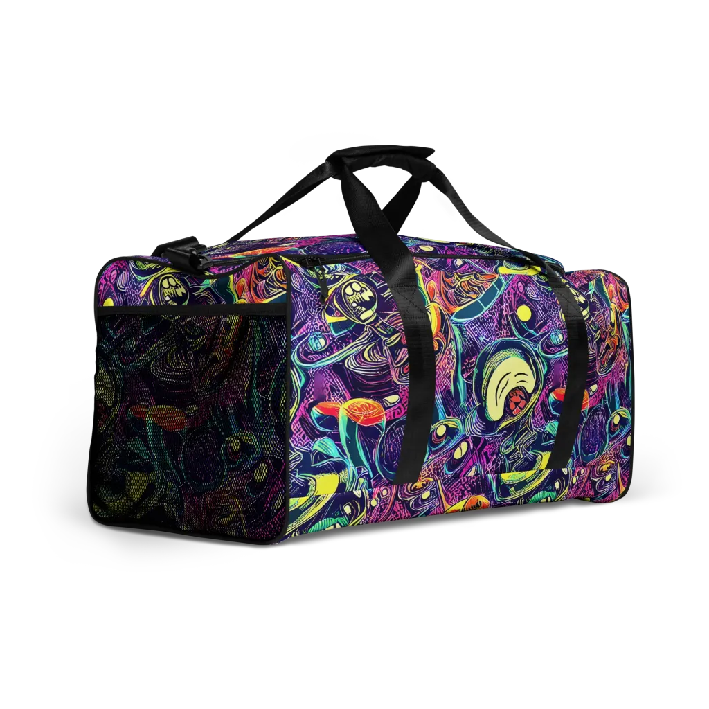 Electric Relics on Duffle Bag — Right Front