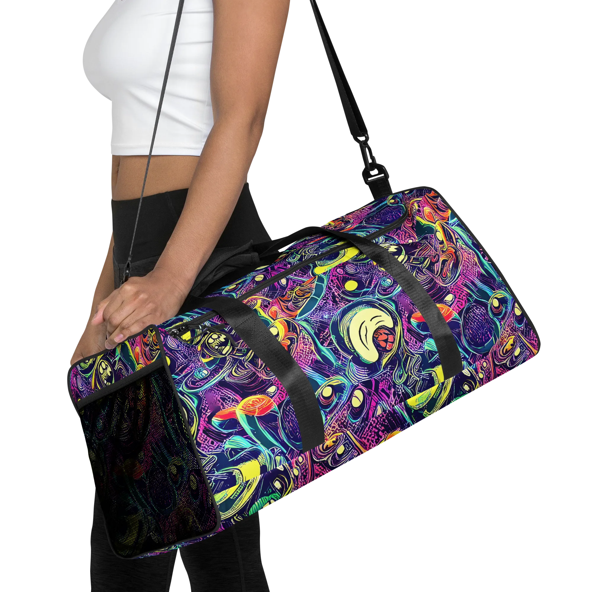 Electric Relics on Duffle Bag — Front