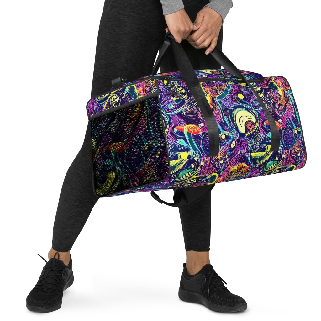 Electric Relics on Duffle Bag — Right Front