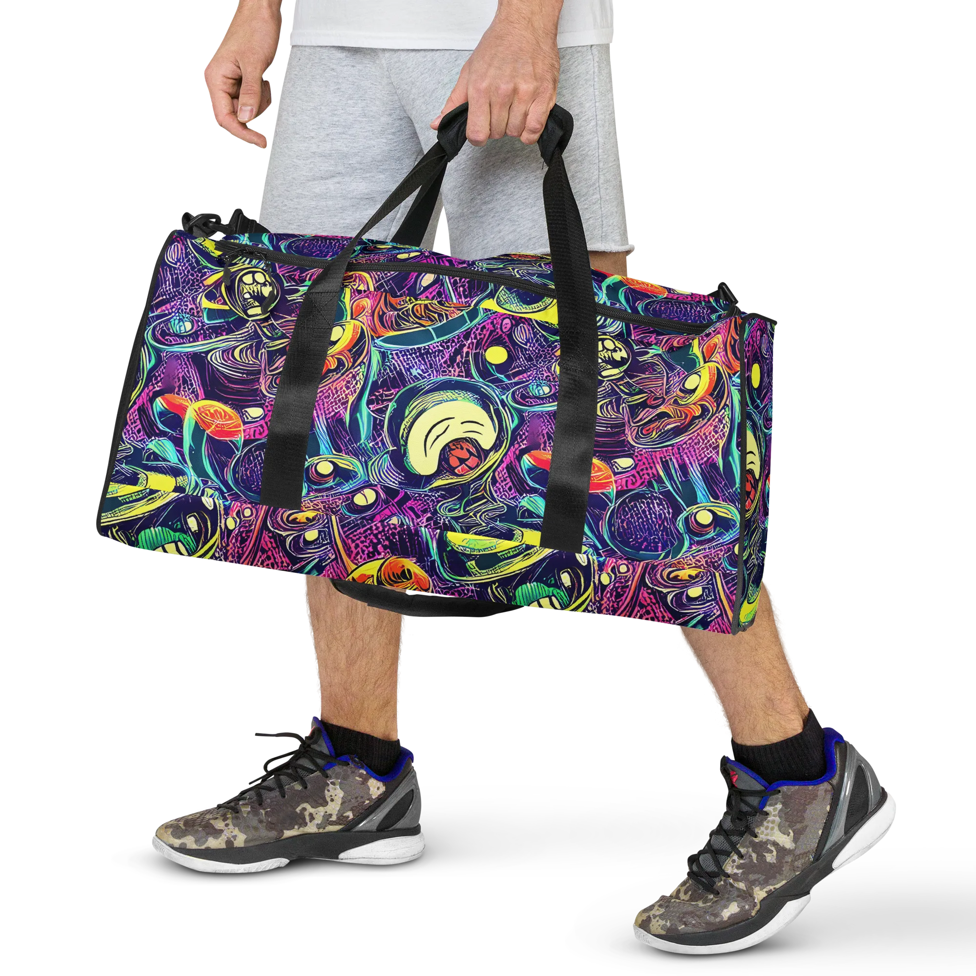 Electric Relics on Duffle Bag — Front
