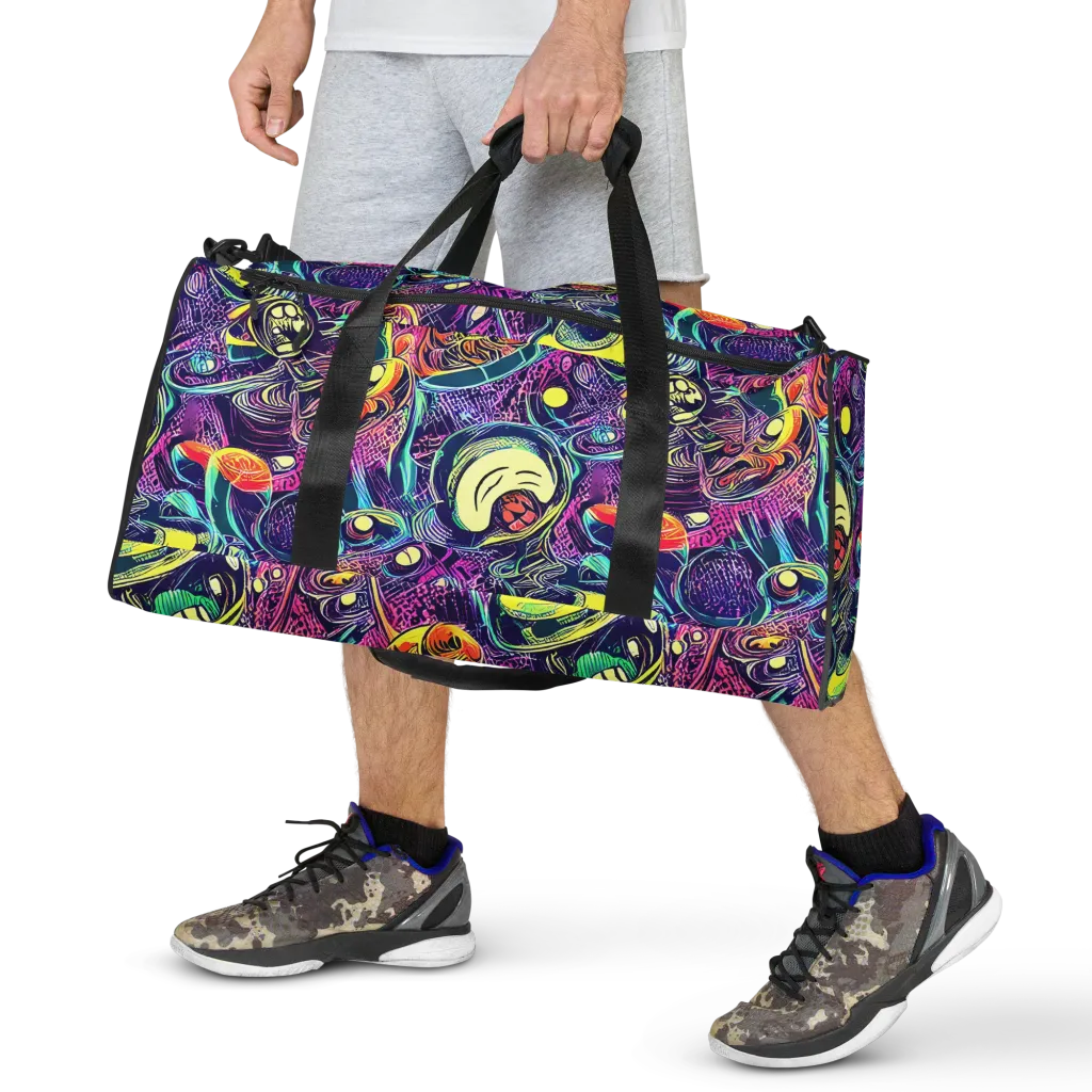 Electric Relics on Duffle Bag — Front