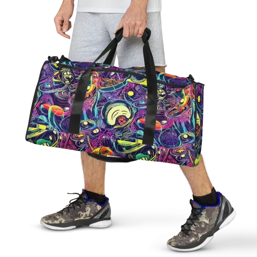Electric Relics on a Duffle Bag