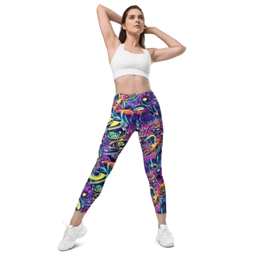 Electric Relics on a Leggings with Pockets