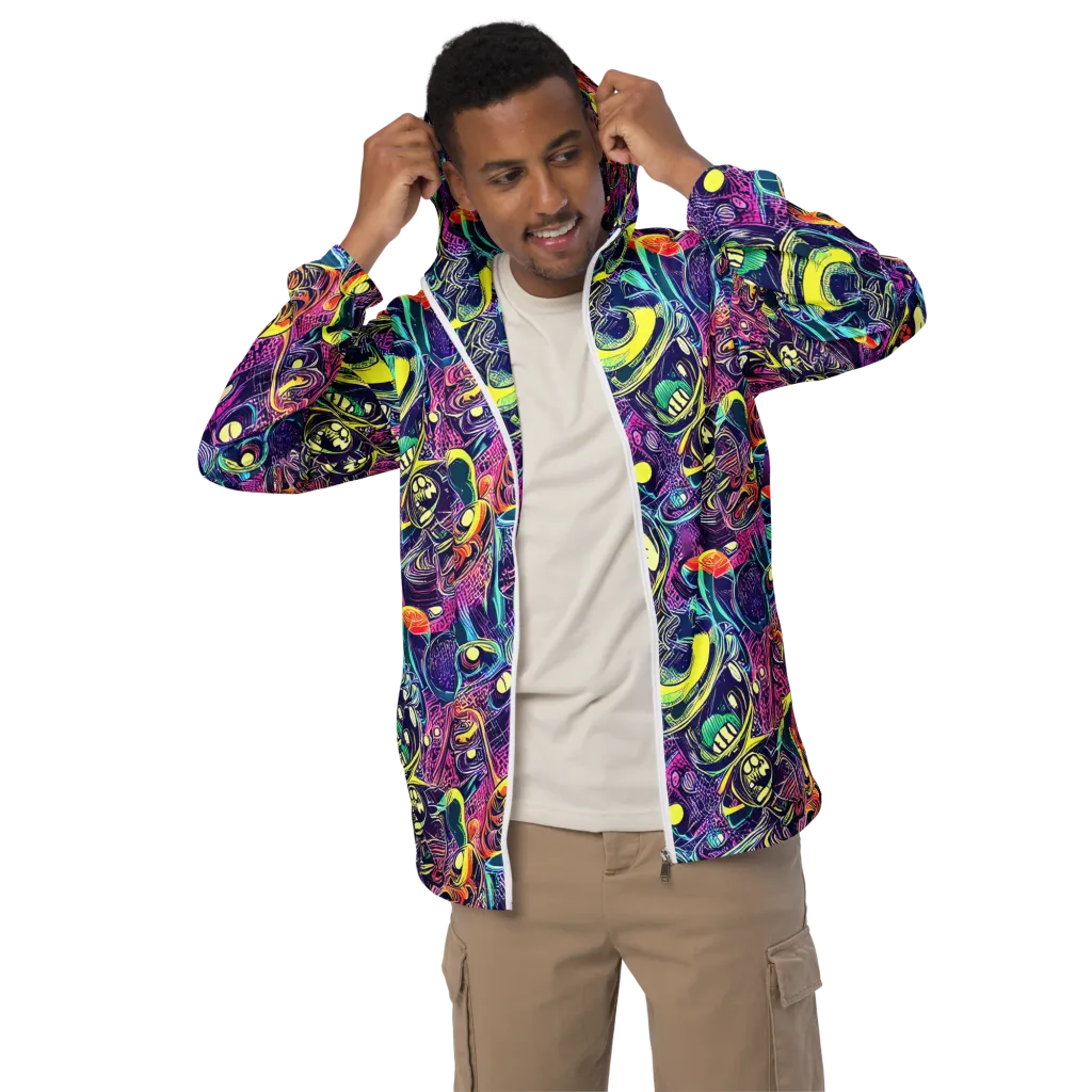 Electric Relics on Men's Windbreaker — Front