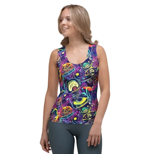 Electric Relics on a Women's Tank Top