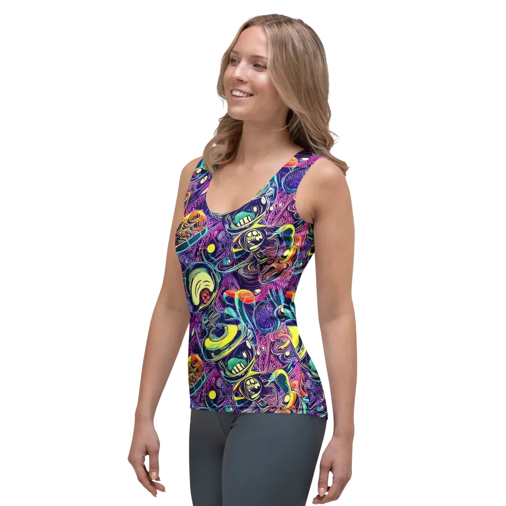 Electric Relics on Women's Tank Top — Left Front