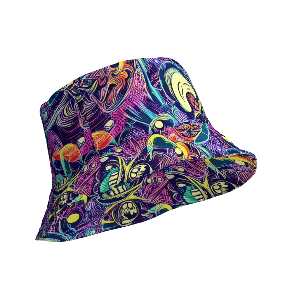 Electric Relics on Reversible Bucket Hat — Product details Outside
