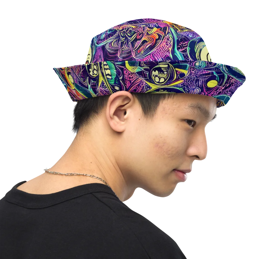 Electric Relics on Reversible Bucket Hat — Right Outside
