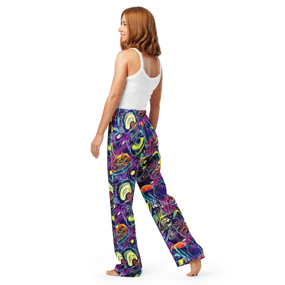 Electric Relics on Women's Pajama Pants — Back