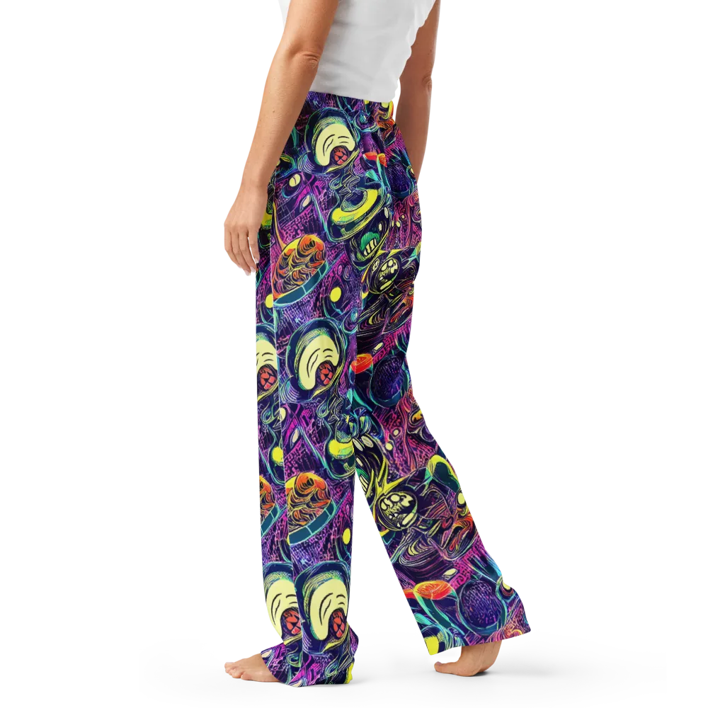 Electric Relics on Women's Pajama Pants — Left