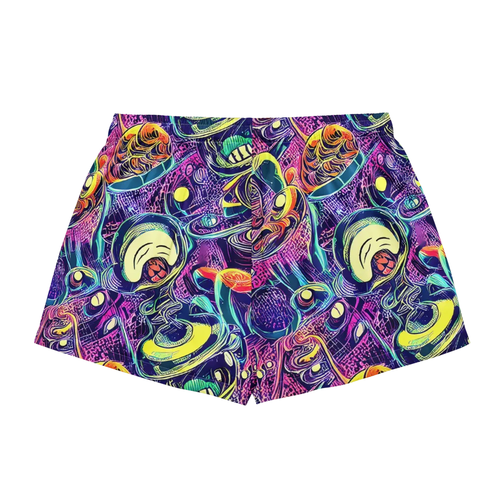 Electric Relics on Women's Pajama Shorts — Back