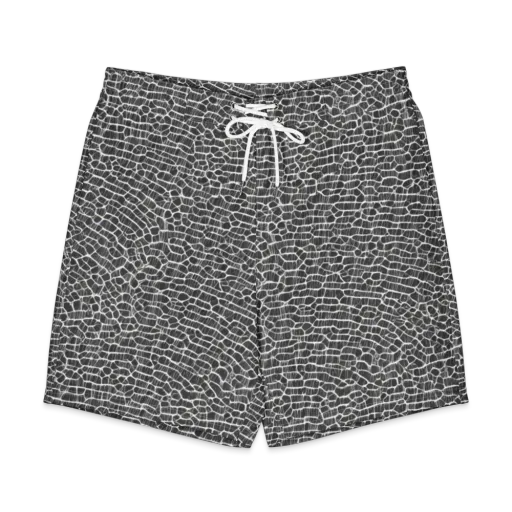 Obsidian Vein on a Men's Board Shorts