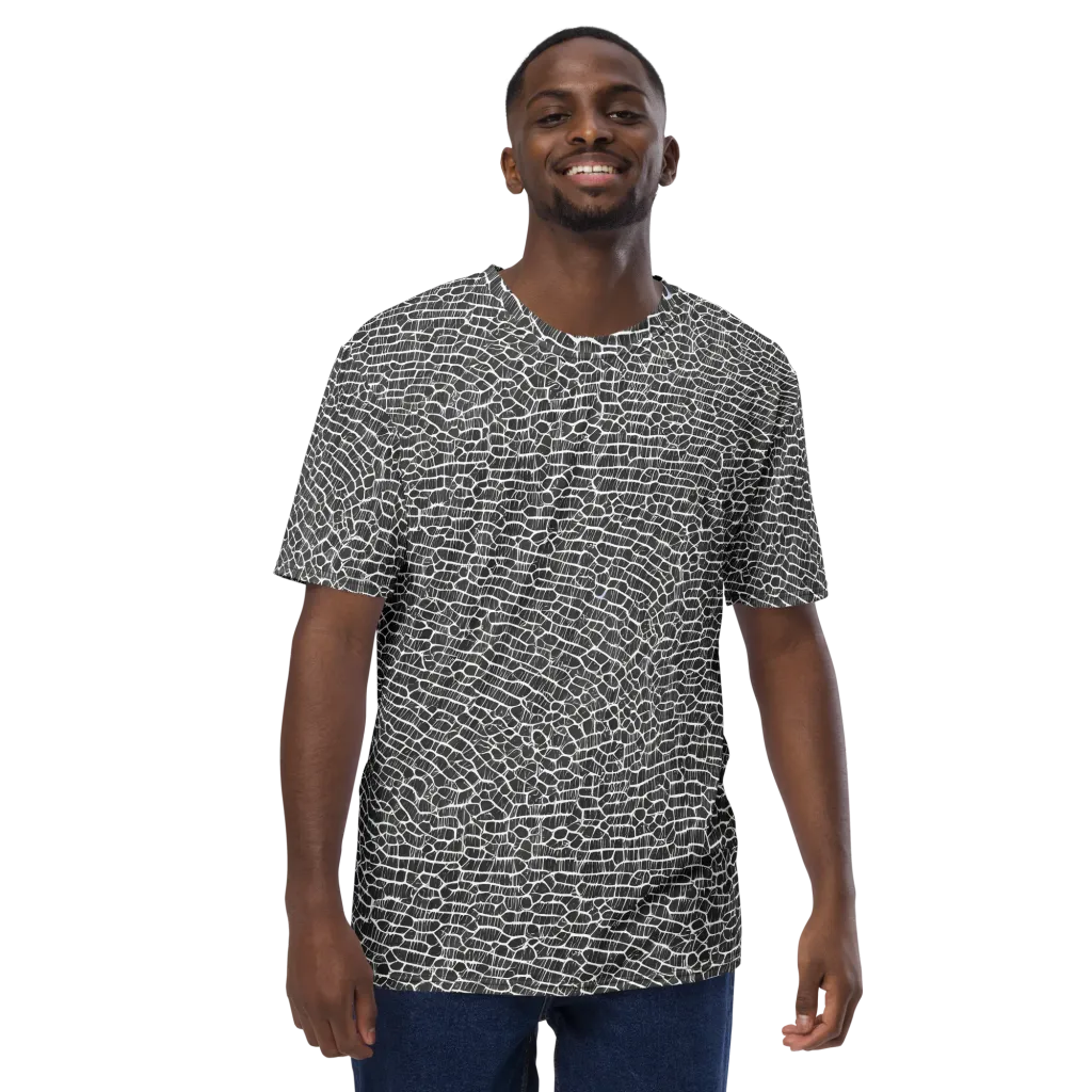 Obsidian Vein on Men's Crew Neck T-Shirt — Front