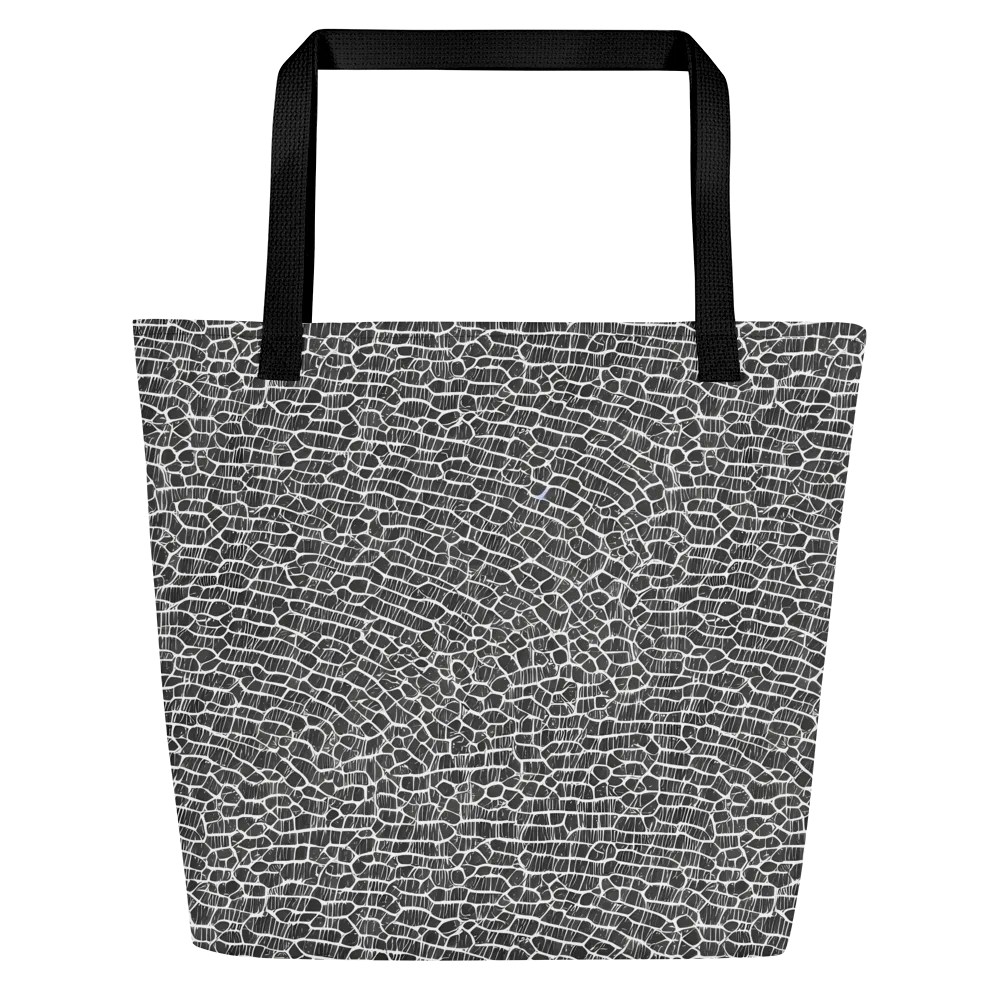 Obsidian Vein on Large Tote Bag W/ Pocket — Front