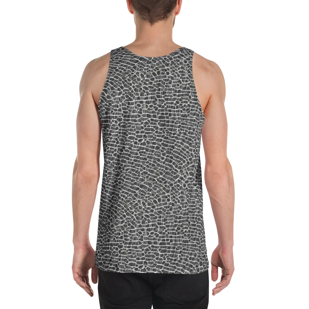 Obsidian Vein on Men's Tank Top — Back