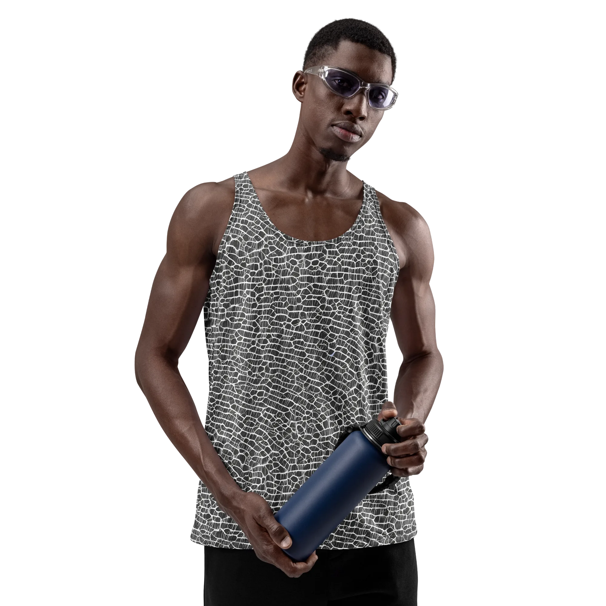 Obsidian Vein on Men's Tank Top — Front