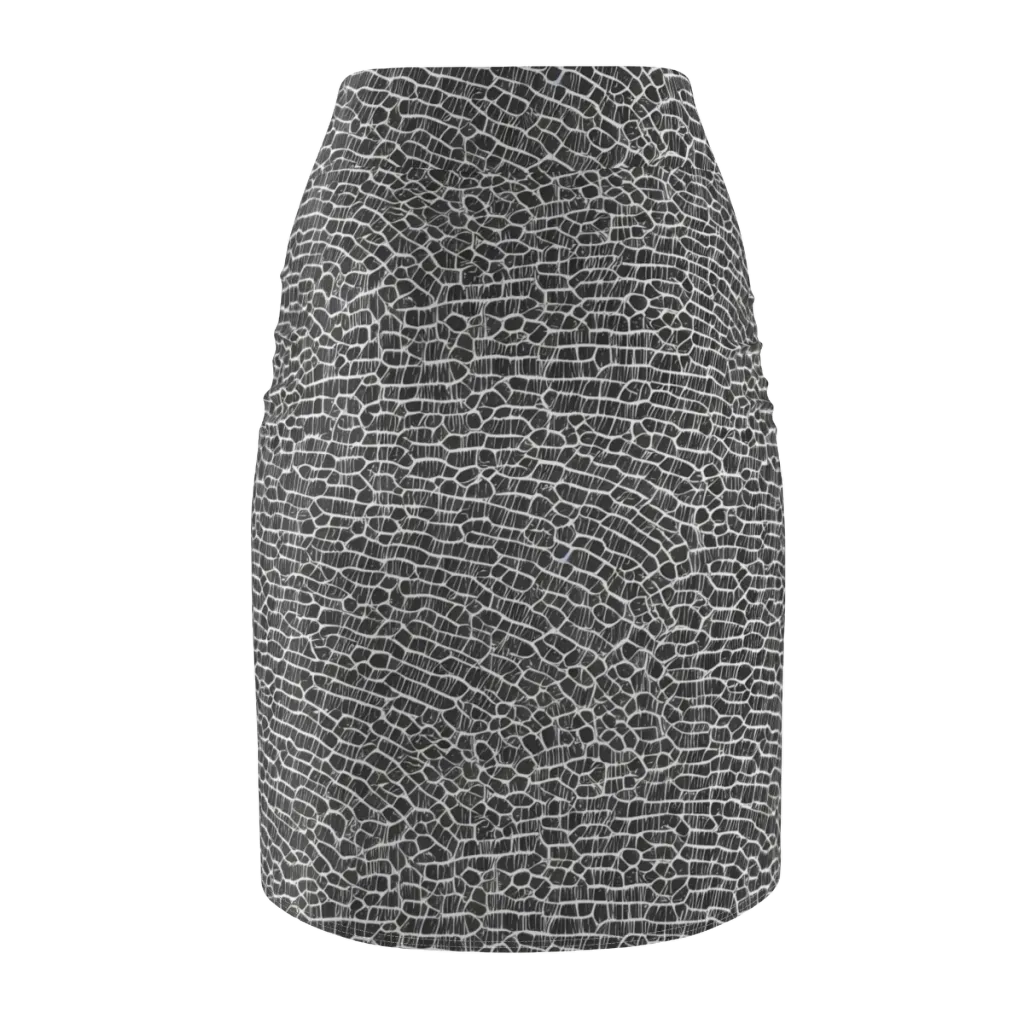 Obsidian Vein on Pencil Skirt — Back