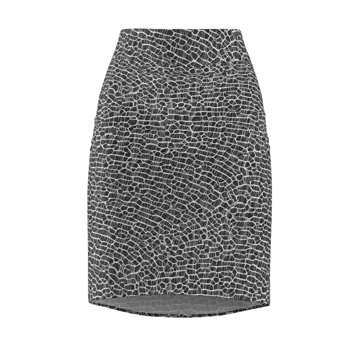 Obsidian Vein on Pencil Skirt — Front
