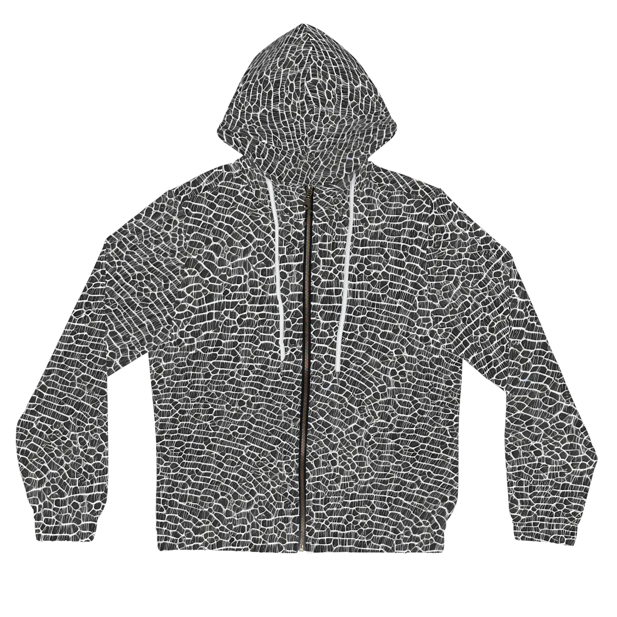 Obsidian Vein on Women's Full-Zip Hoodie — Front