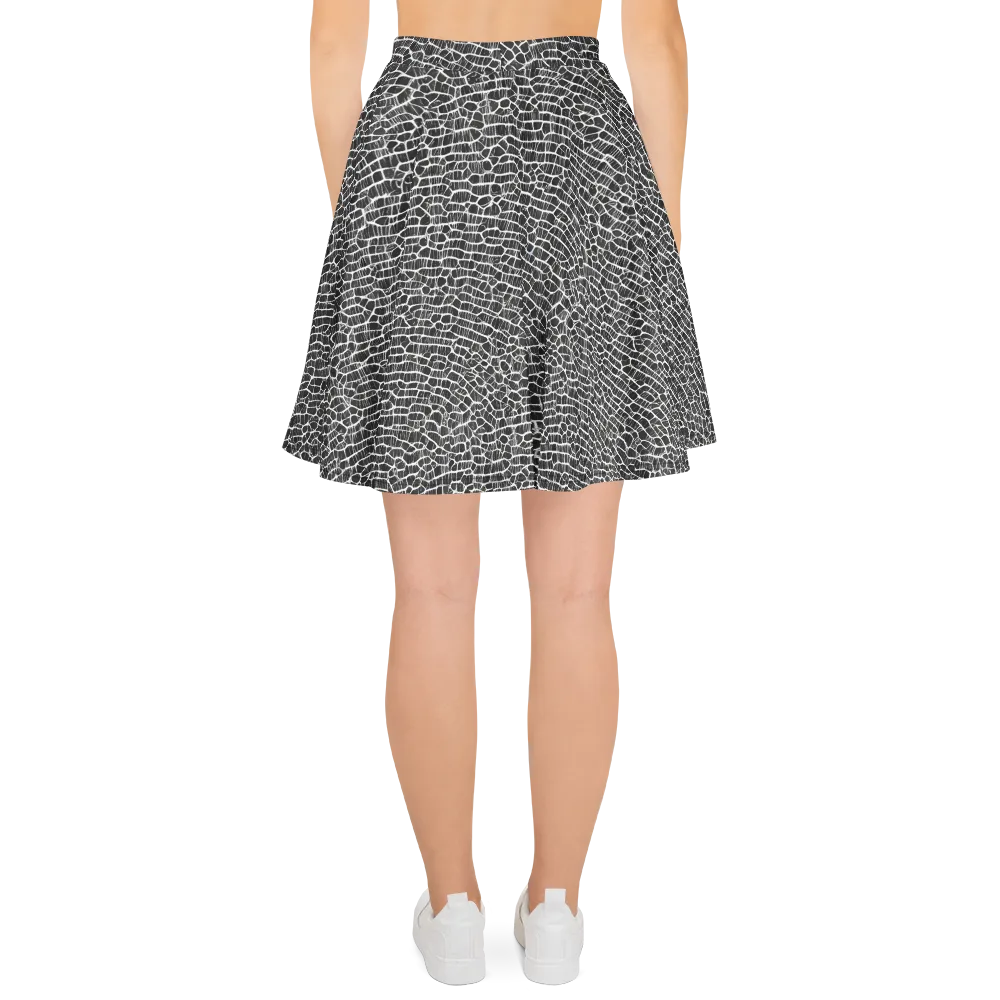 Obsidian Vein on Skater Skirt — Back