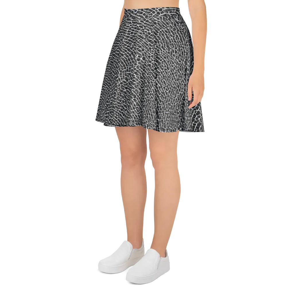 Obsidian Vein on Skater Skirt — Left