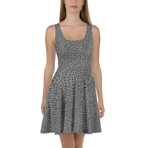 Obsidian Vein on a Skater Dress