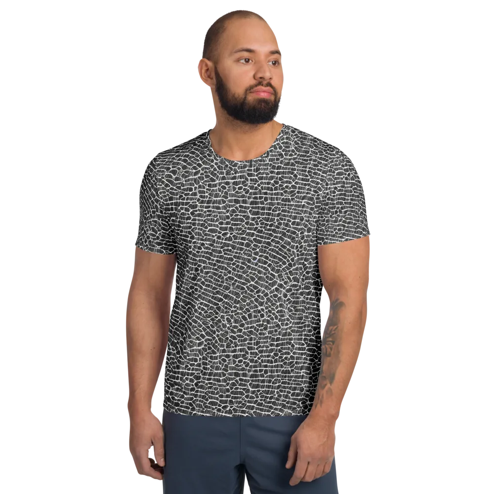Obsidian Vein on Men's Athletic T-Shirt — Front