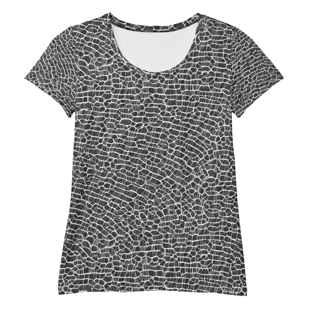 Obsidian Vein on Women's Athletic T-Shirt — Front