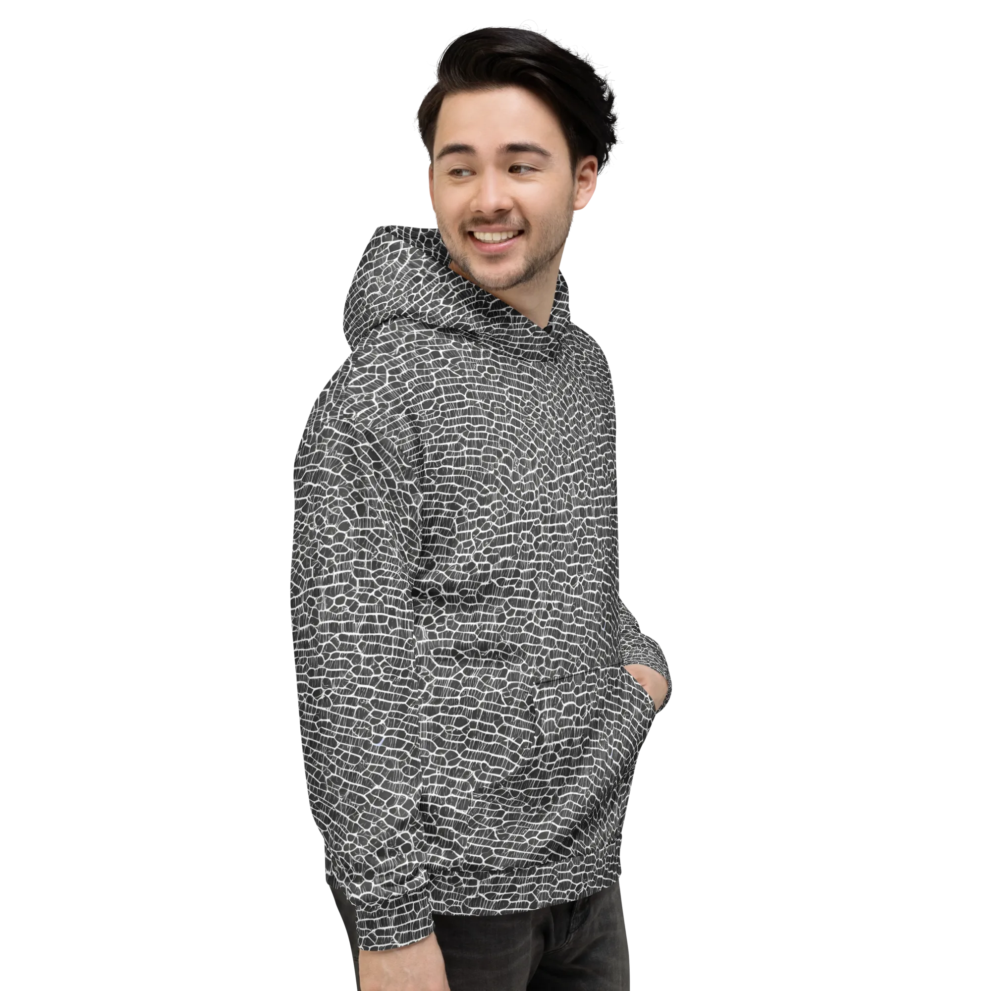 Obsidian Vein on Hoodie — Right