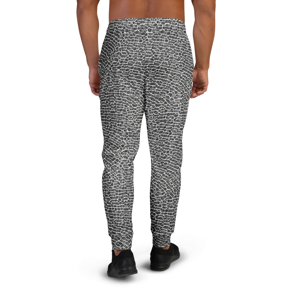 Obsidian Vein on Men's Joggers — Back