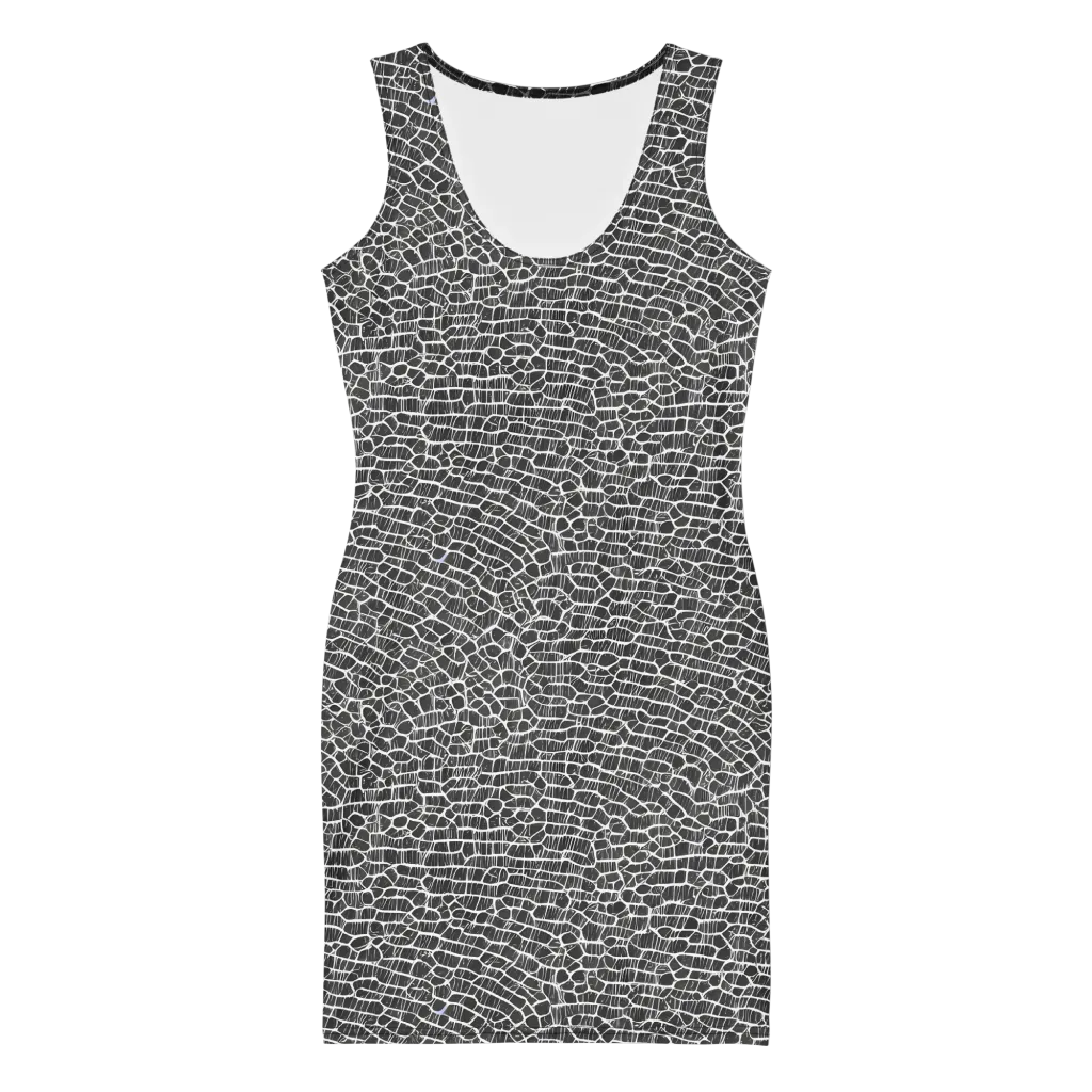 Obsidian Vein on Bodycon Dress — Front