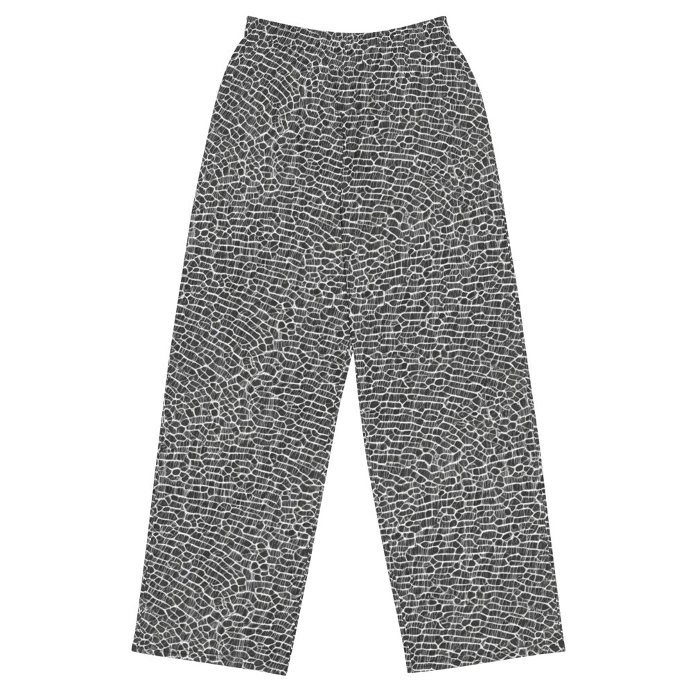 Obsidian Vein on Wide-Leg Pants — Front
