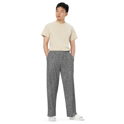 Obsidian Vein on a Wide-Leg Pants