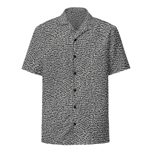 Obsidian Vein on a Button Shirt