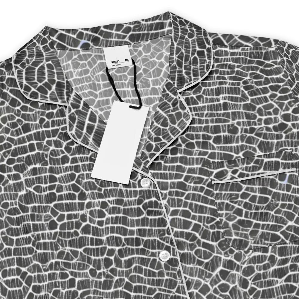 Obsidian Vein on Women's Short Sleeve Pajama Top — Product details