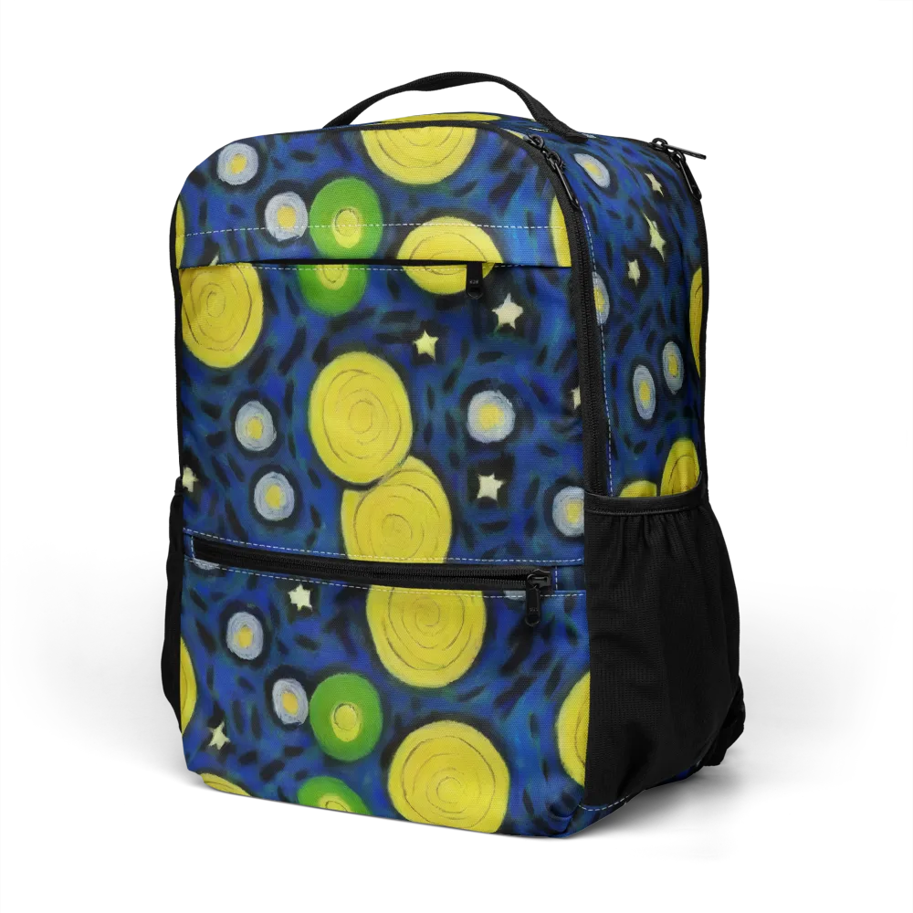 Orbiting Daydream on Utility Backpack — Left Front