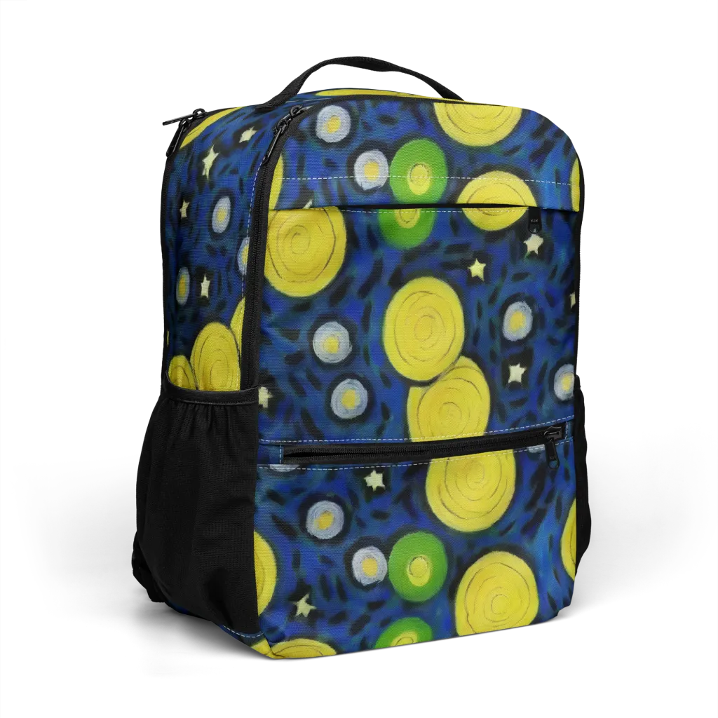Orbiting Daydream on Utility Backpack — Right Front