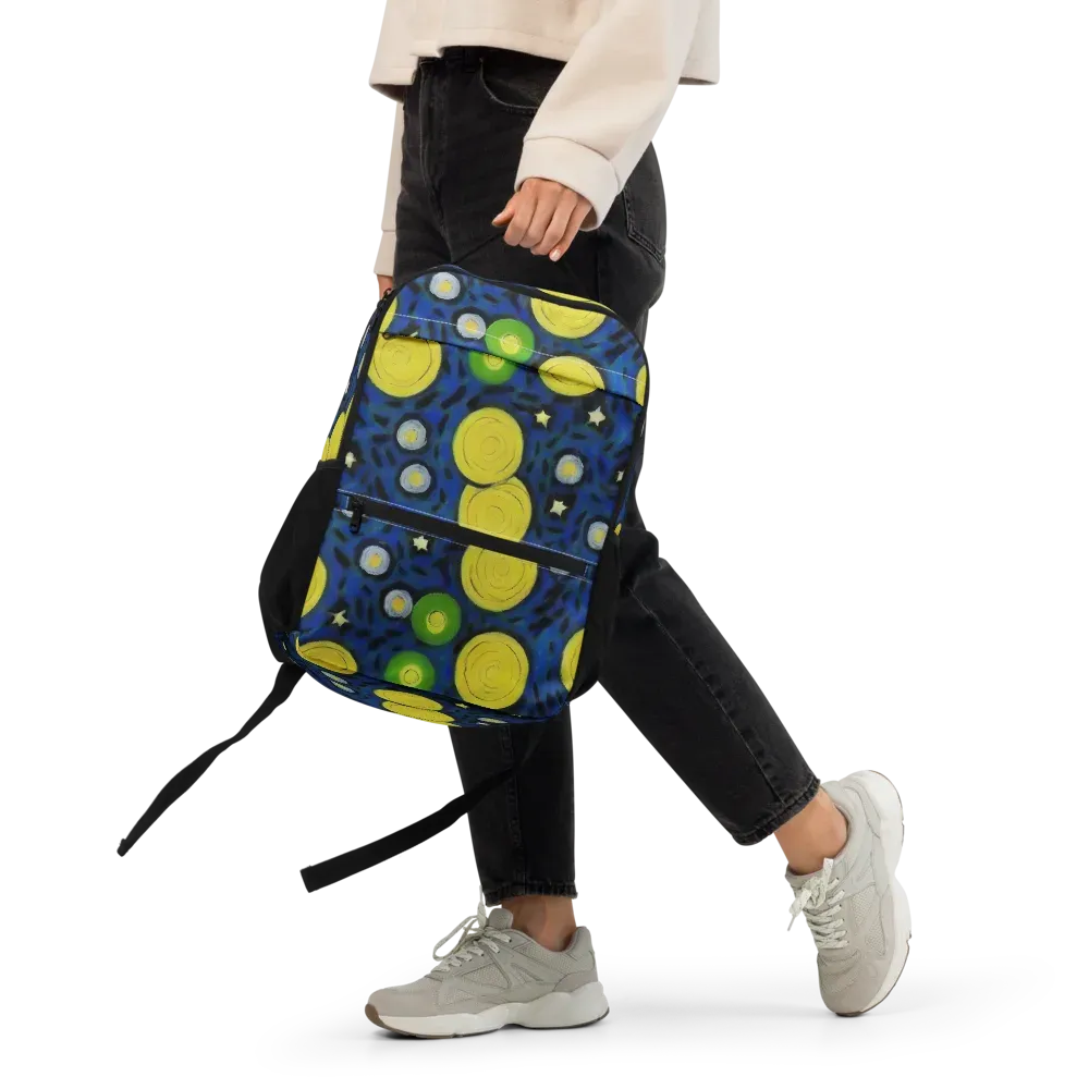Orbiting Daydream on Utility Backpack — Front
