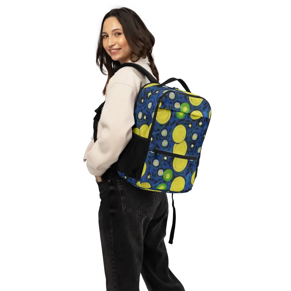 Orbiting Daydream on Utility Backpack — Back