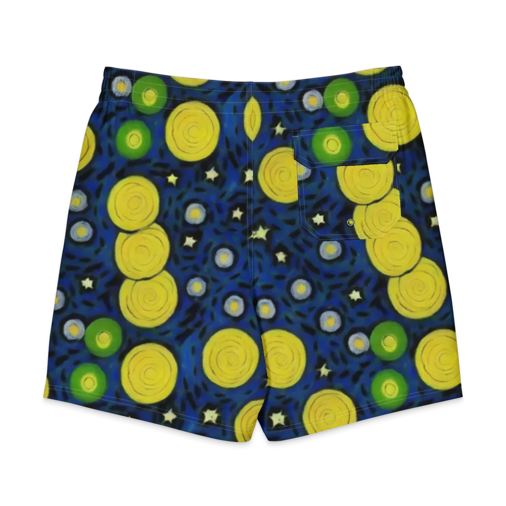 Orbiting Daydream on Men's Board Shorts — Back