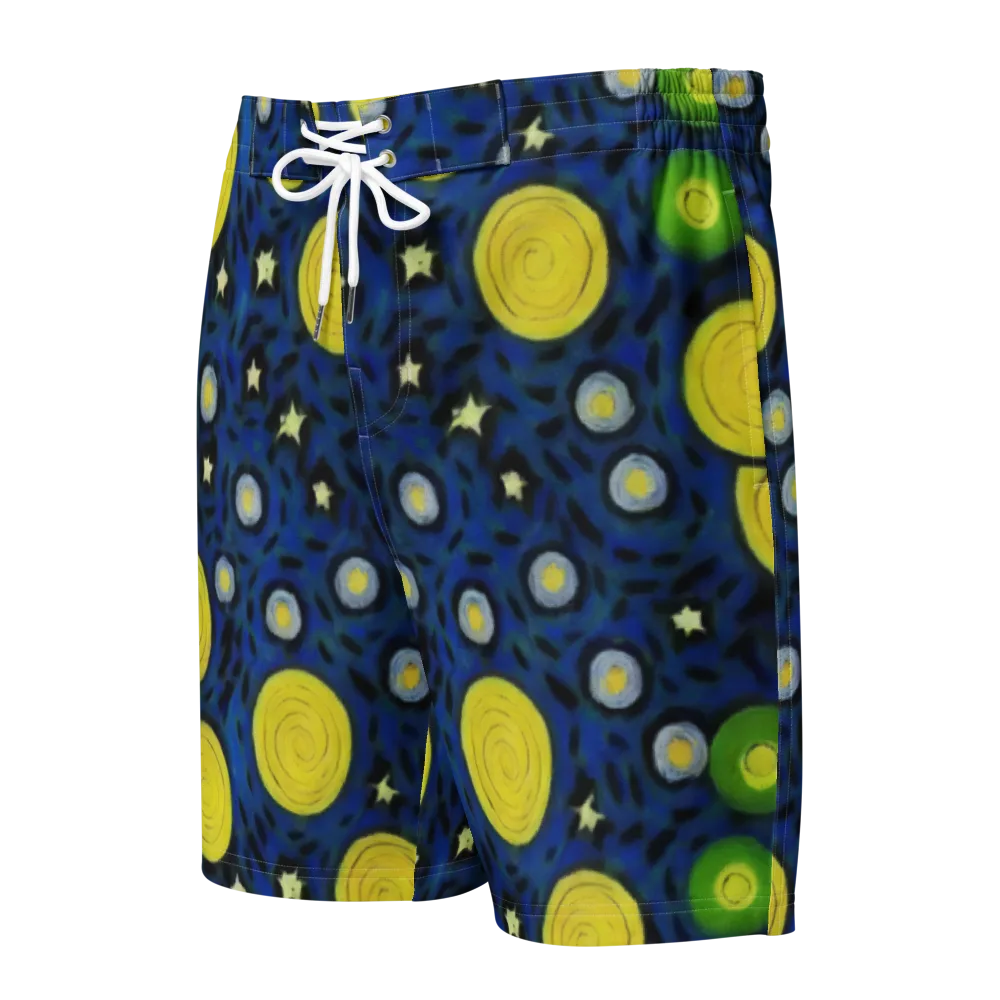 Orbiting Daydream on Men's Board Shorts — Front