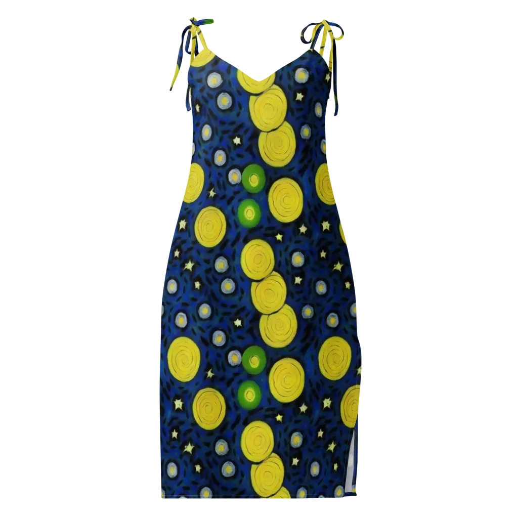 Orbiting Daydream on Slip Dress — Front