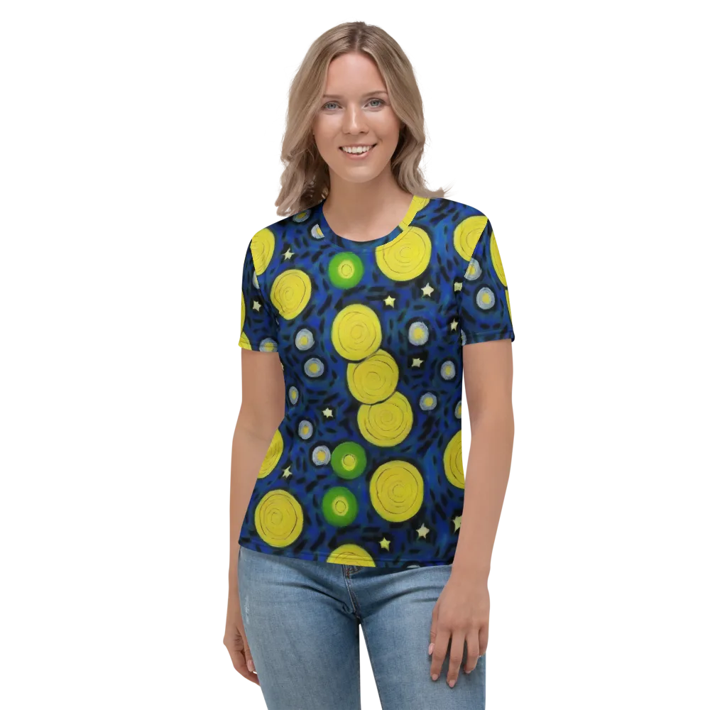 Orbiting Daydream on Women's Crew Neck T-Shirt — Front